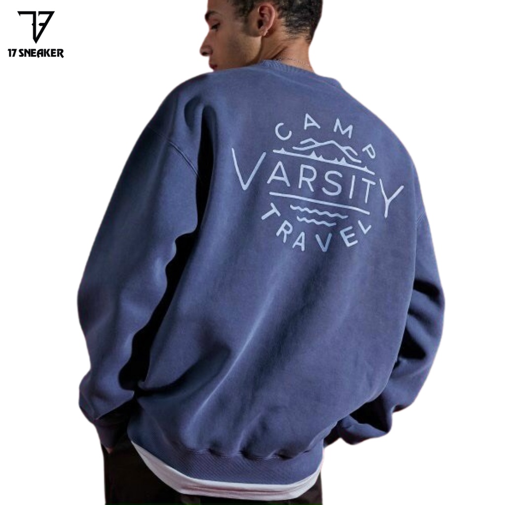 [Mã 12FASHIONSALE1 giảm 10K đơn 50K] Áo Sweater Travel Varsity chính hãng | BigBuy360 - bigbuy360.vn