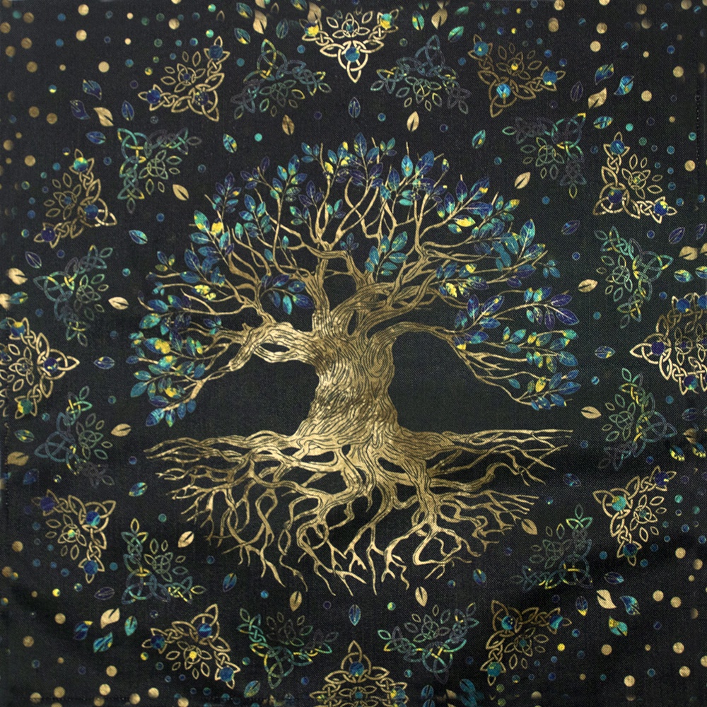 Khăn lanh trải bài tarot, witchcraft,.. Thảm trải bàn, treo tường