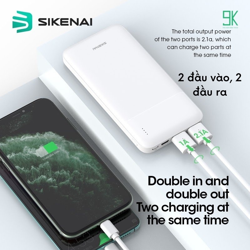 Sạc dự phòng SIKENAI CB1 10000mAh | giá lẻ như giá buôn