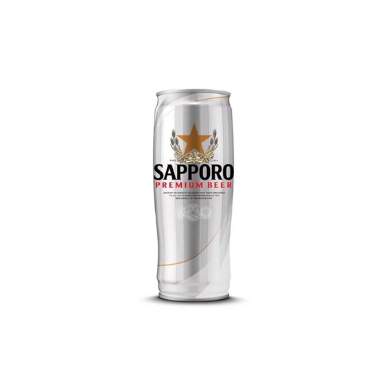 Bia Sapporo Premium Silver Cup  330ml - 650ml Can-ALC. 5.0%