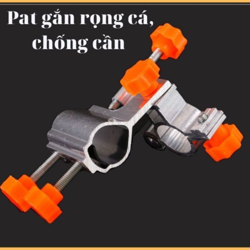 Bộ Pat gắn ghế câu cá địa hình