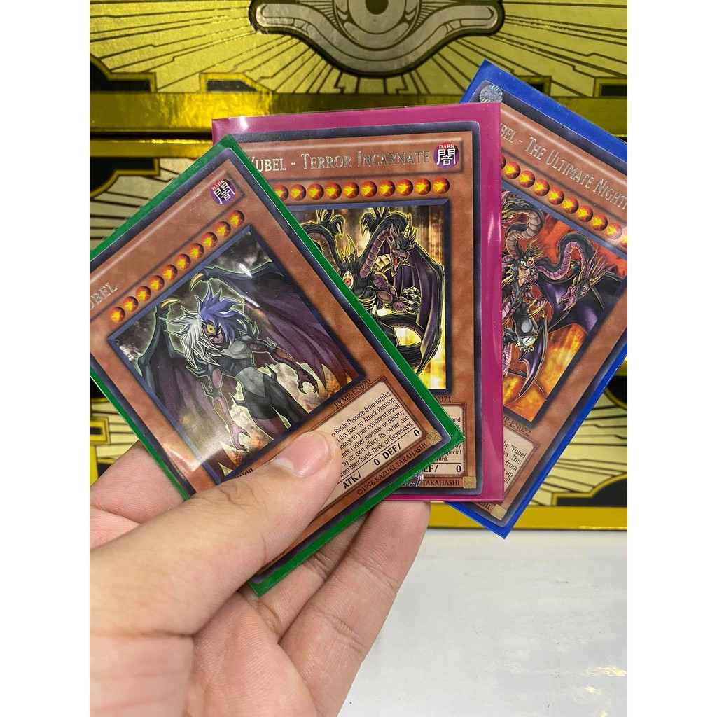 [ Dưa Hấu Yugioh ] Lá bài thẻ bài Combo Yubel - Rare - Tặng bọc bài nhựa bảo quản