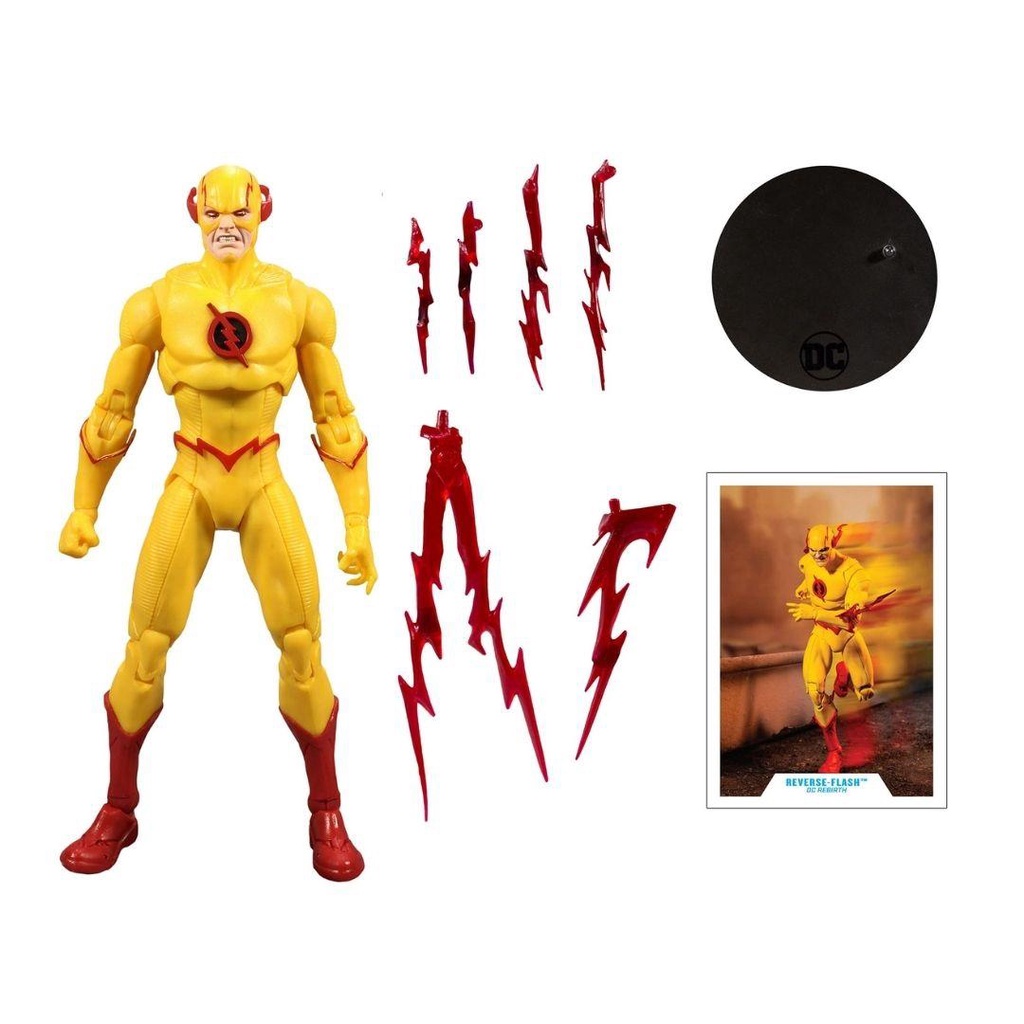 Mô hình DC Multiverse Reverse Flash 18cm McFarlane Mô hình có khớp Nhựa PVC, ABS CHÍNH HÃNG MỸ DCMF26