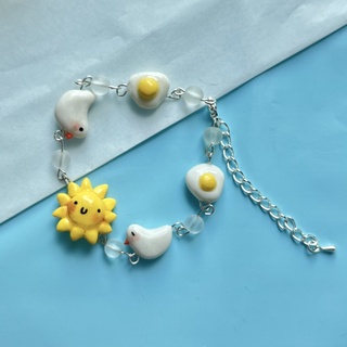 Lắc tay handmade làm từ đất sét tự khô nhiều mẫu