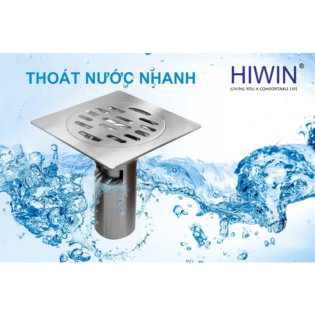 Thoát sàn HIWIN Inox 304 FD-4210