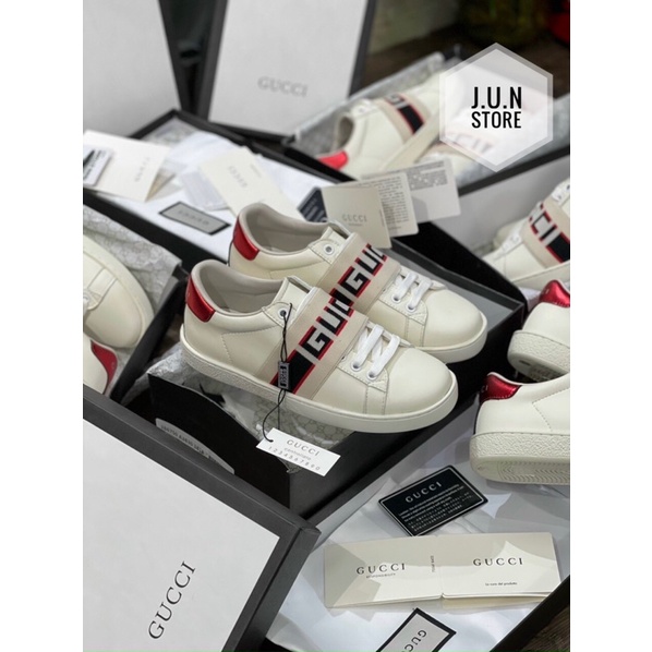 GIÀY GU.CI CHUN NGANG LAI AU DA THẬT CAO CẤP