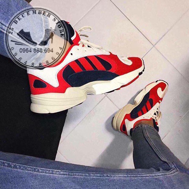 Giày thể thao ADIDAS YUNG 1 màu đỏ siêu truất