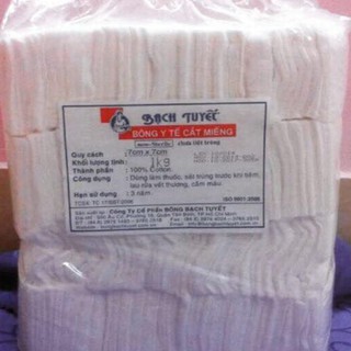 Bông cắt sẵn cho spa- phun xăm- vệ sinh cá nhân
