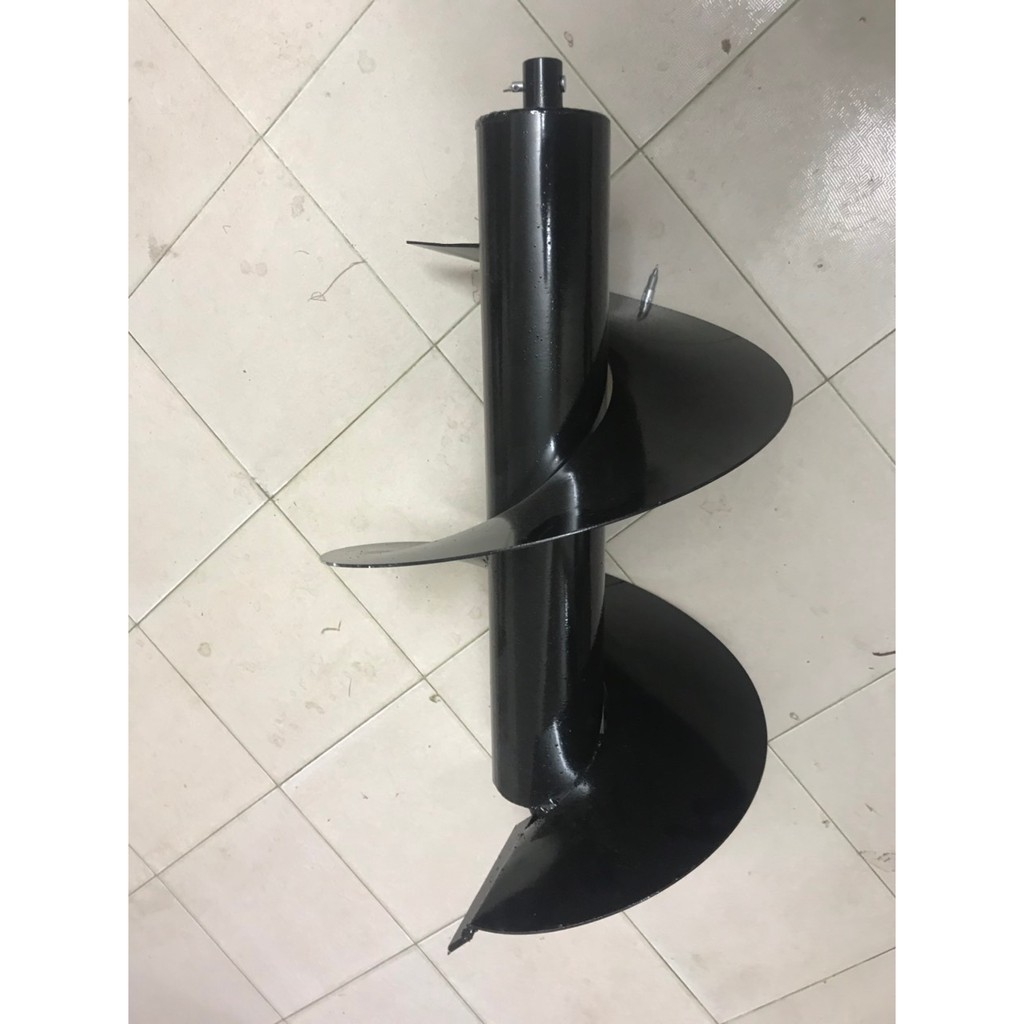 Mũi khoan đất 400mm trồng cây chuyên dụng lắp cho máy khoan lỗ trồng cây