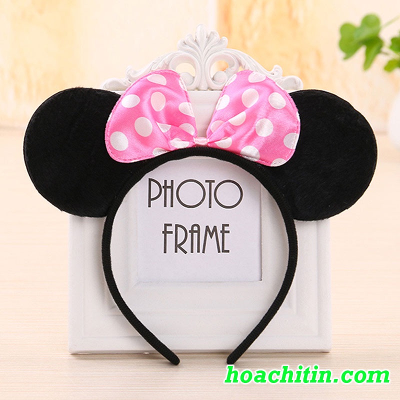 Cài tóc Mickey nơ nhỏ hóa trang halloween biểu diễn văn nghệ