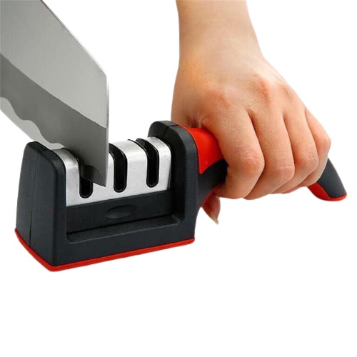 [Thánh Mài Dao] Dụng Cụ Mài Dao Kéo 3 Cấp Độ Cầm Tay Nhanh Bén Siêu Tiện Lợi