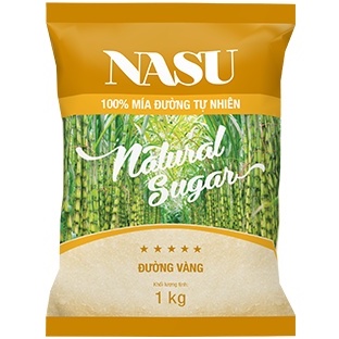 Đường Vàng NaSu - Đường Vàng Đồn Điền túi 1Kg