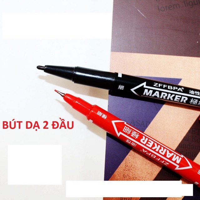 Hộp 10 chiếc bút dạ kính viết không bay màu trên mica, mặt kính