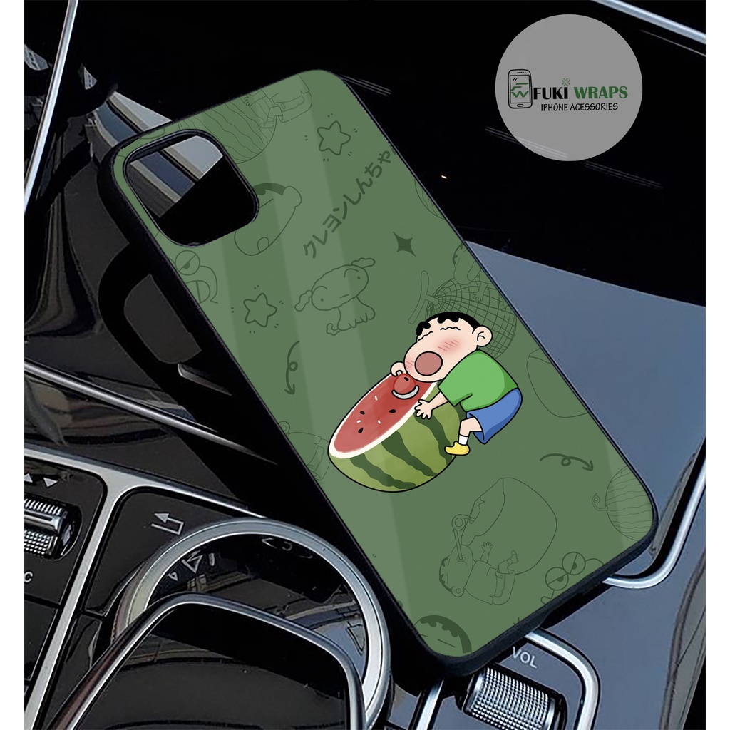 Ốp Lưng Nano Chống Vỡ Shinchan Dành Cho 13ProMax 12ProMax 11ProMax X XSMAX Fukishop