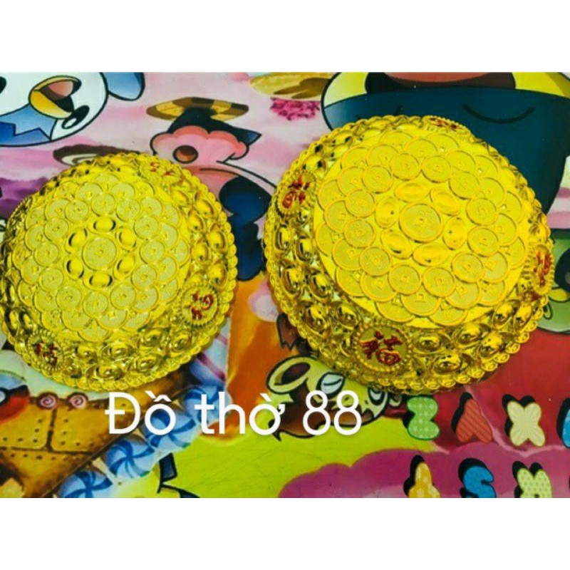 Đế vàng nhỏ size 12cm trang trí tháp tỏi tài lộc