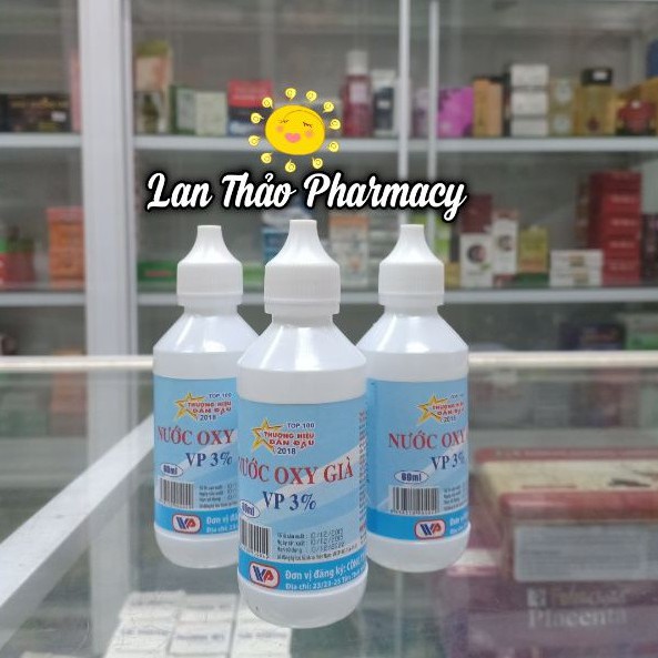 [60ml] NƯỚC OXY GIÀ VĨNH PHÚC GIÚP SÁT KHUẨN VẾT THƯƠNG GIÁ TỐT