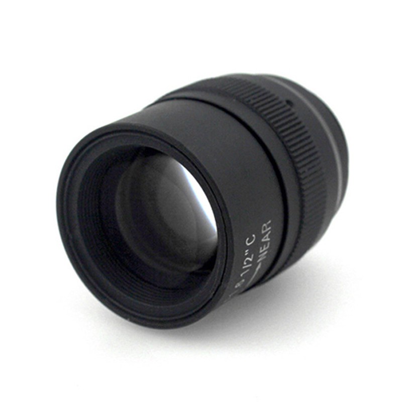 Manual Iris Lens 50mm Industrial Lens 1/2 C Mount CCTV LENS