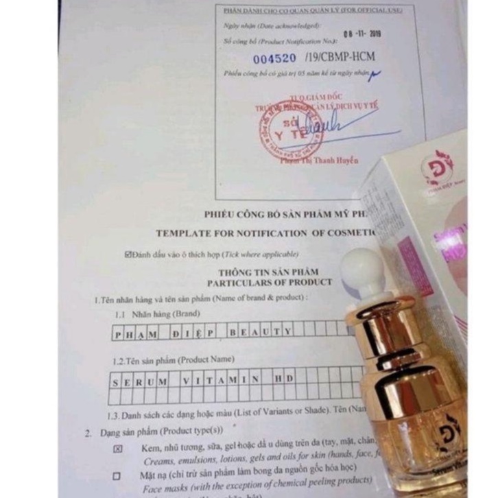 [Ảnh thật] Serum phạm điệp chính hãng