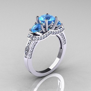 Nhẫn Mạ Vàng Đính Đá Sapphire Đỏ