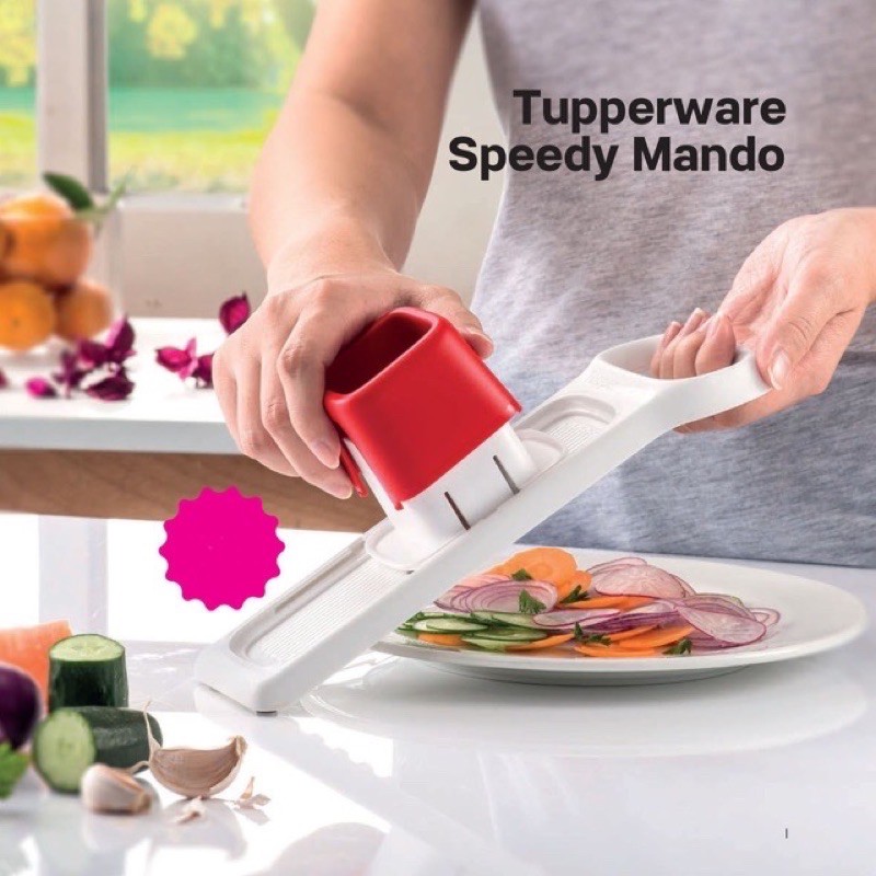 dụng cụ bào lát hành tỏi speedy mando tupperware