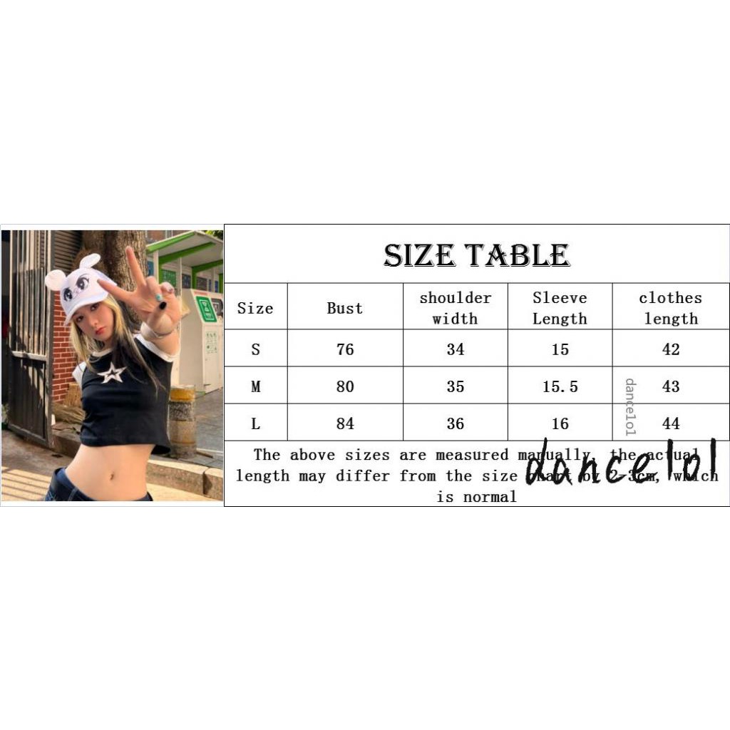 Áo Thun Tay Ngắn In Hình Ngôi Sao Nhảy Múa 1O1 Y2K Phong Cách Vintage