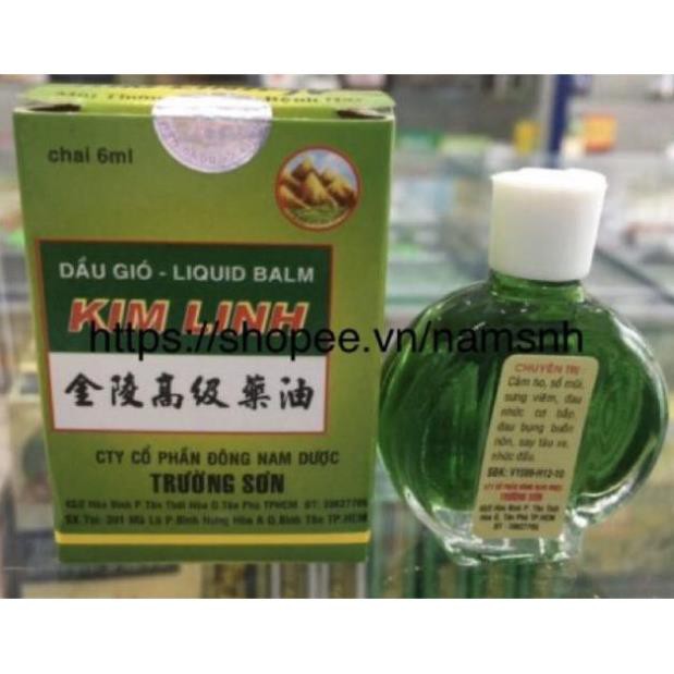 Dầu Gió Kim Linh Lọ 6ml