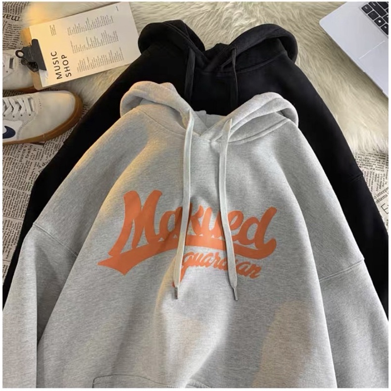 ÁO HOODIE NAM FORM RỘNG MAKUED VẢI NỈ