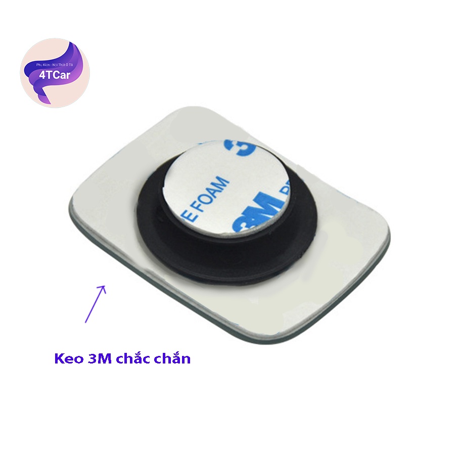Gương chiếu hậu ô tô cầu lồi chữ nhật không viền 3R-054