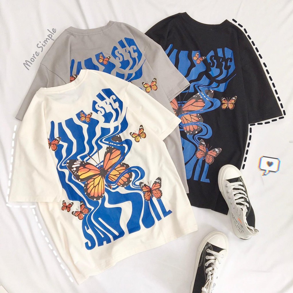 Áo thun sadboiz bướm ( 3 Màu )