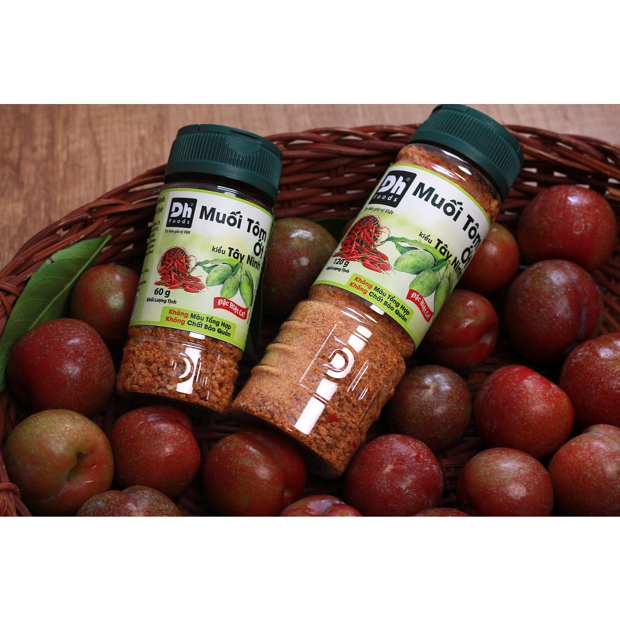 Muối Tôm Tôm Ớt Tây Ninh Natutal DH Foods Ớt Xanh Hột Sấy Food Gia Vị Chấm Bếp Ulatroi Tiêu lá chanh
