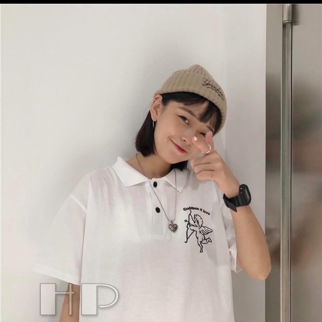Áo polo logo thiên thần tình yêu THV776