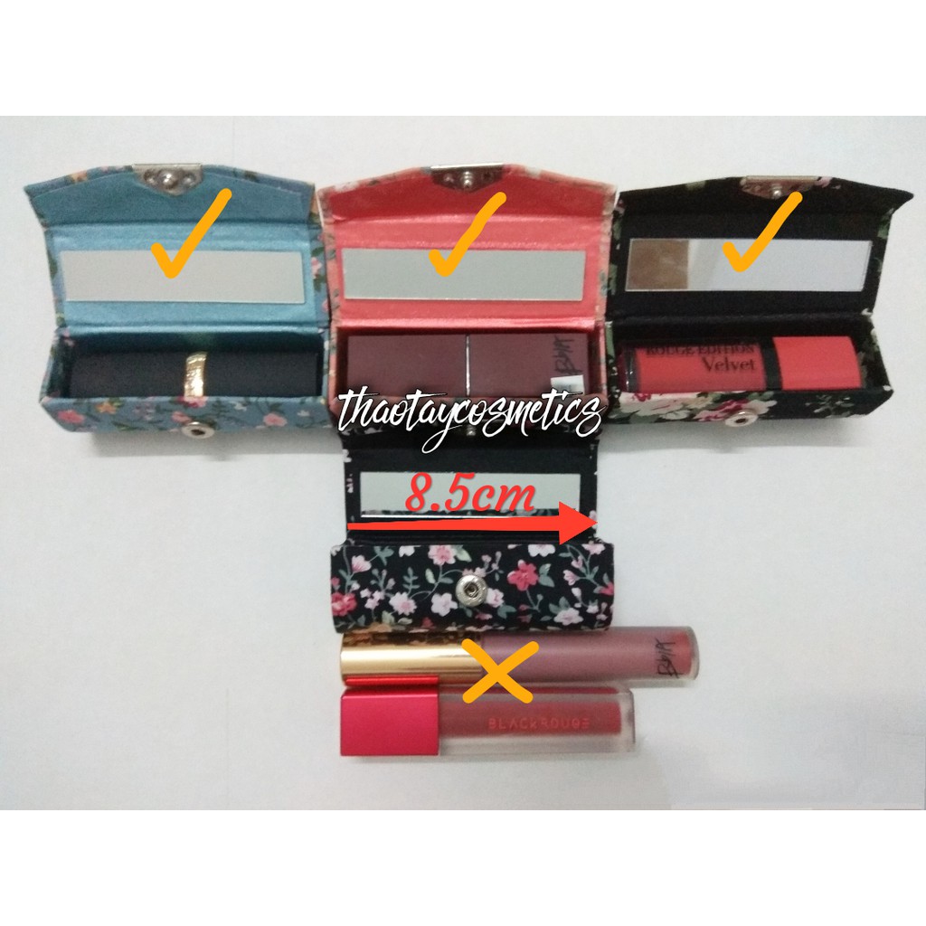 Hộp đựng son có gương làm quà tặng Lipstick Case