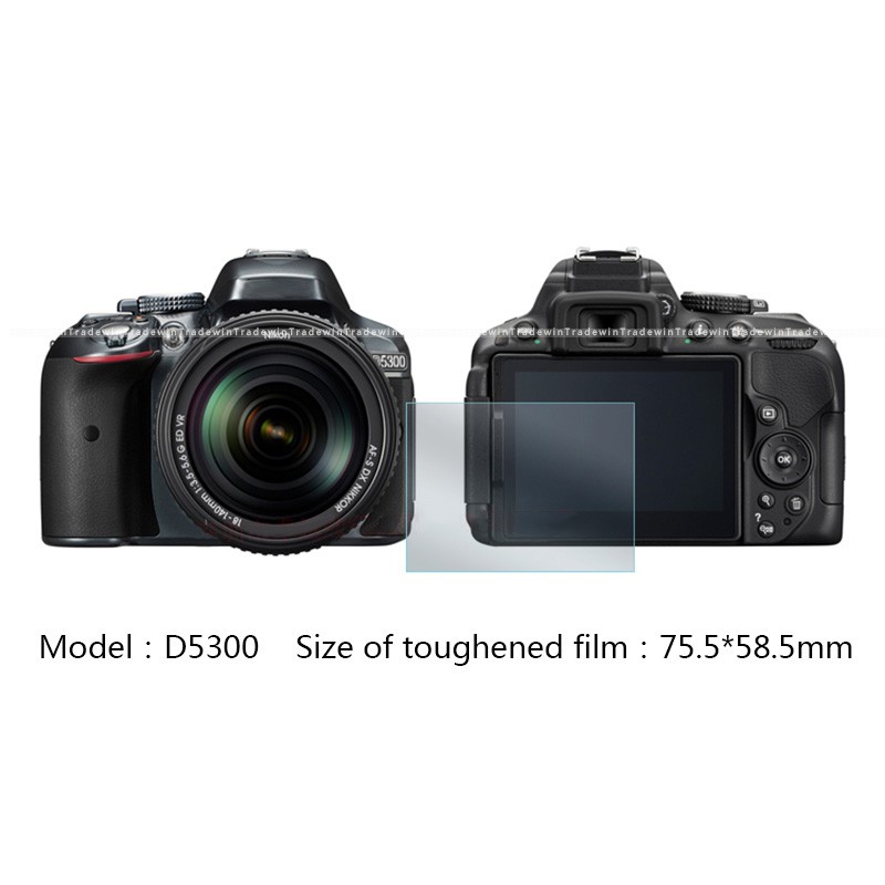 Kính Cường Lực Cao Cấp Cho Màn Hình Nikon D5600 D5500 D5300 D5200 D5100 Nikon D5600 D5500 D5300 D5200 D5100
