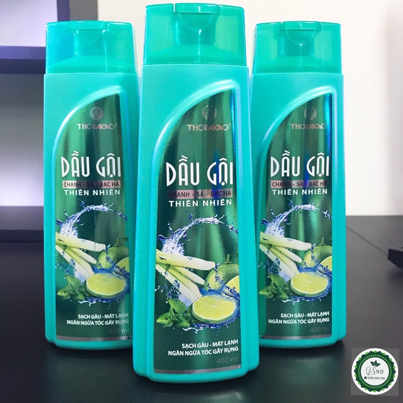 DẦU GỘI THORAKAO Bồ Kết,Hà Thủ Ô 400ml