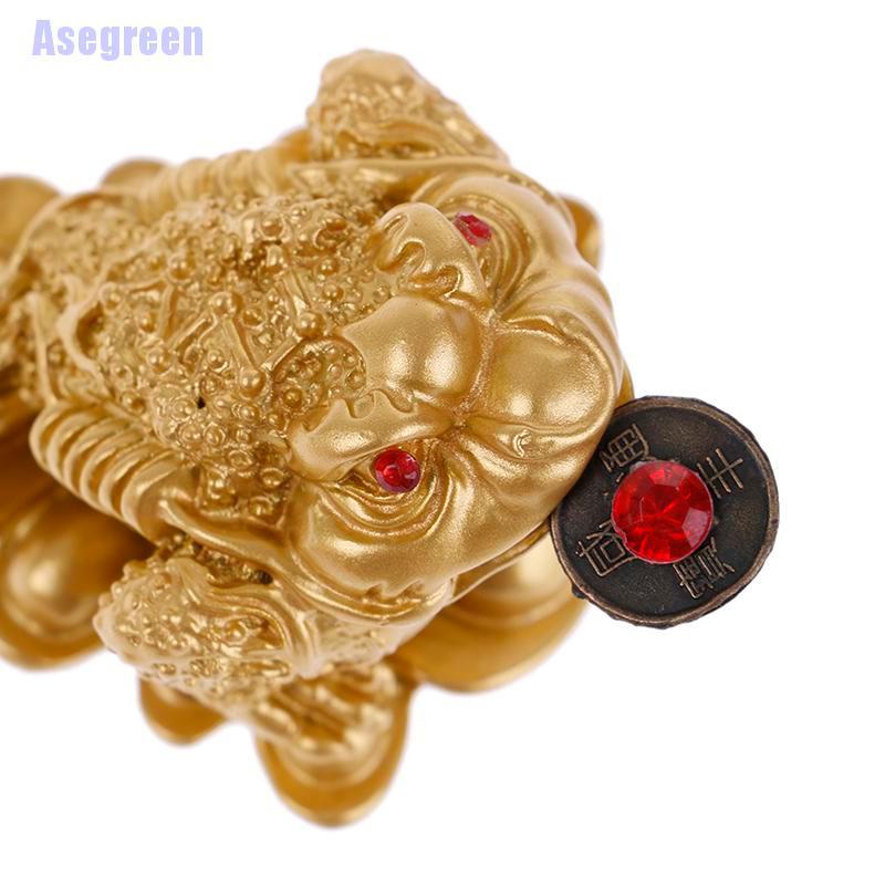 Phụ kiện mô hình trang trí hình con cóc may mắn phong cách Trung Hoa