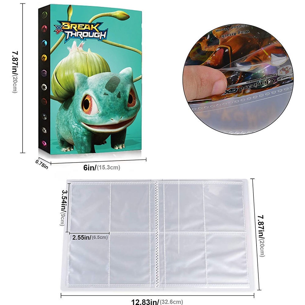 Sách Sưu Tập 240 Tấm Thẻ Pokemon Pikachu Độc Đáo