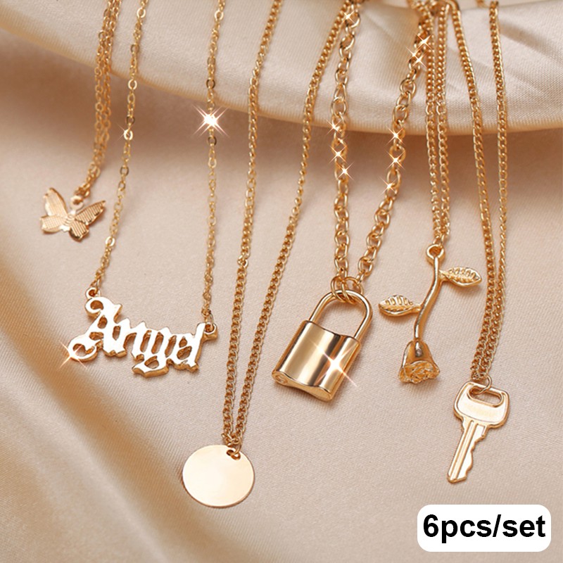 Set 6 Vòng Cổ Choker Thời Trang Cho Nữ