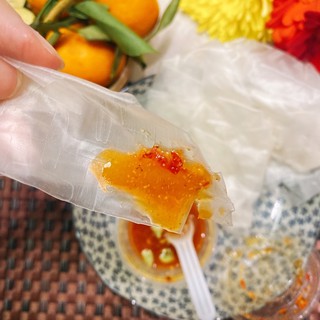 Bánh tráng phơi sương chấm Muối Sệt