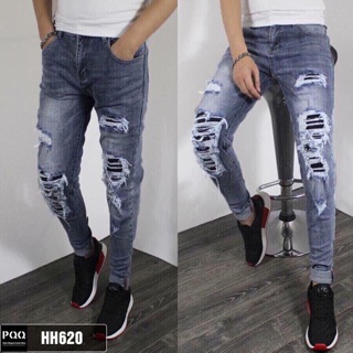Quần jean nam vá rách cực bụi seoul fashion qj25
