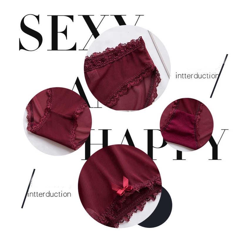 TIMIA Quần Lót Nữ Xuyên Thấu Phối Ren Gợi Cảm | BigBuy360 - bigbuy360.vn