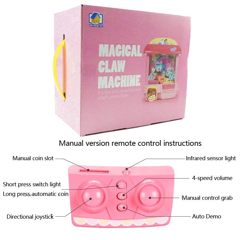 Máy Gắp Kẹo Mini Đồ Chơi Vui Nhộn Cho Bé