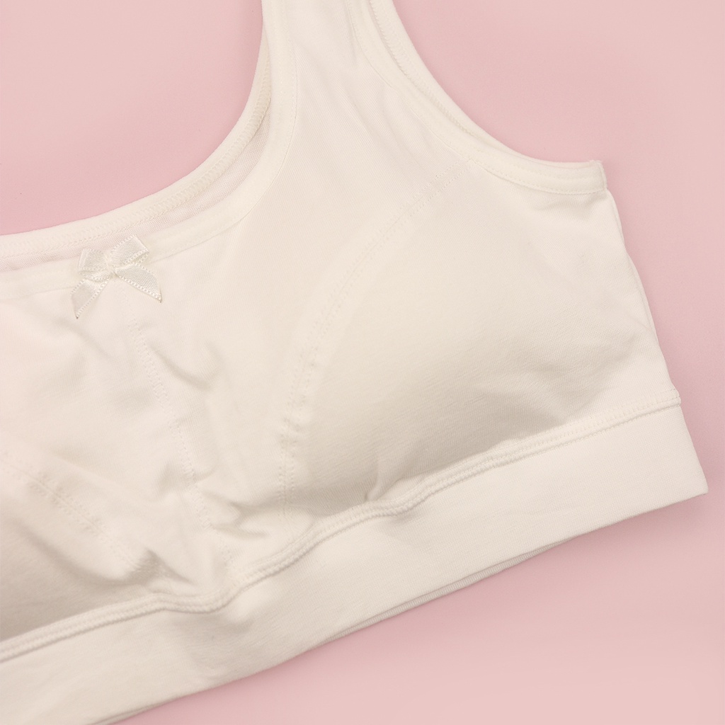 Áo Lót Bé Gái Dáng Bra Cao Cấp LUPERI Chất Cotton Mềm Mịn Co Giãn Kháng Khuẩn LUALG153