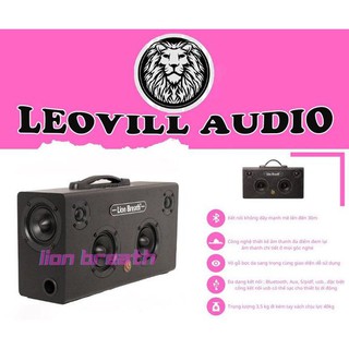 [Lion Breath] Loa Bluetooth Di Động - BASS CỰC CĂNG