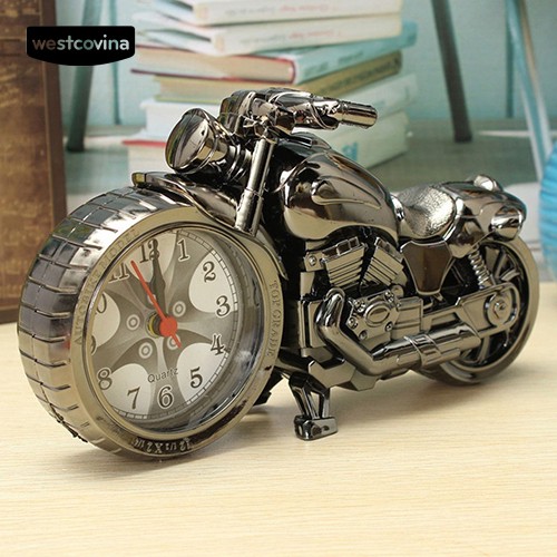 Đồng Hồ Báo Thức Để Bàn Hình Chiếc Xe Mô Tô