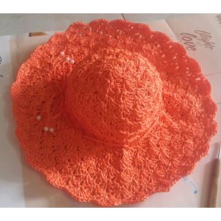 Mũ handmade con gái mẹ Huệ