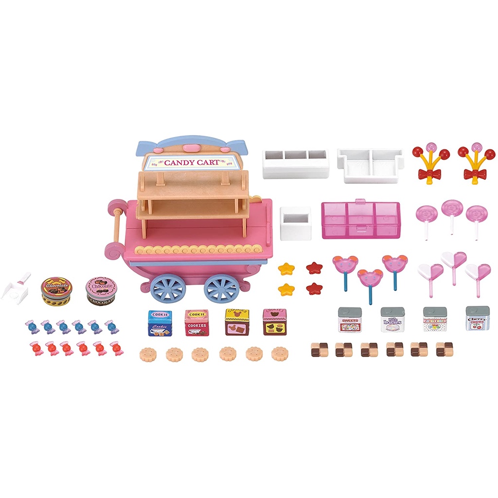 Đồ Chơi Sylvanian Families Xe Bán Kẹo Candy Cart