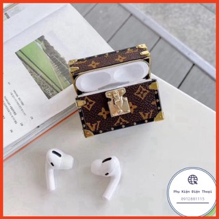 🍀  Case Vỏ Bao Airpods Đựng Tai Nghe Airpod 1 2 3 Pro Lv chữ nhỏ hộp vuông Cover i11, i12... ⚡Phụ Kiện Điện Thoại⚡️