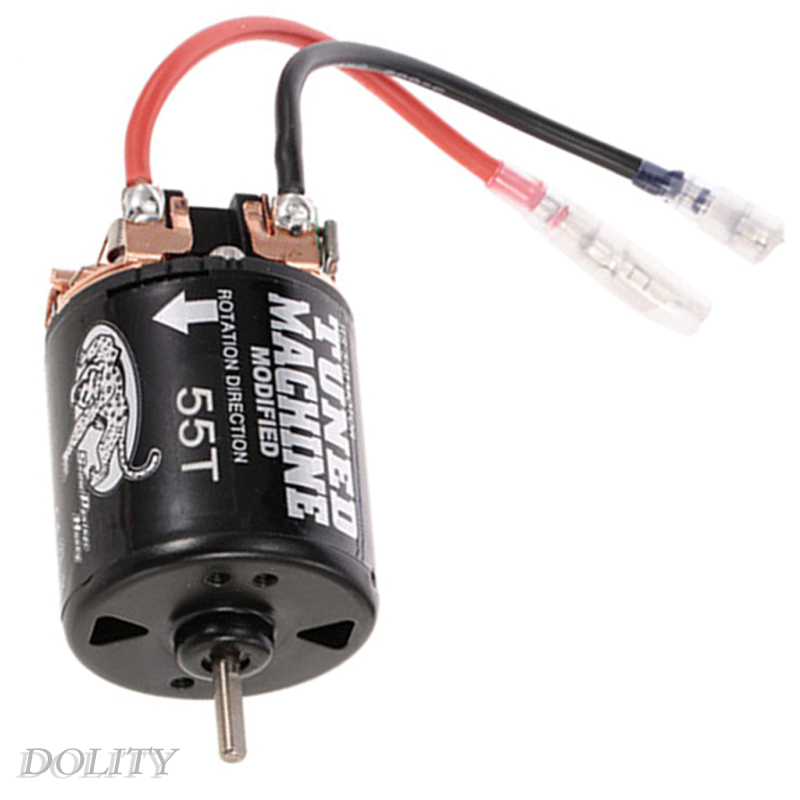 [DOLITY]RC 55T 540 Brushed 4 Poles Motor for Axial SCX10 RC4WD D90 TRX4 1/10 RC Car