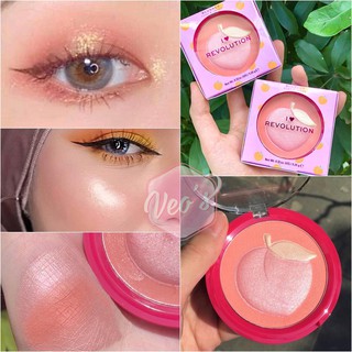 Má Hồng Tone Đào Makeup Revolution Fruity Blusher Peach