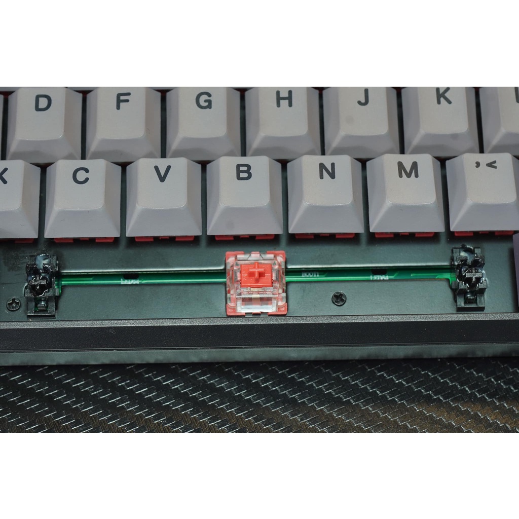 Bàn phím gaming, bàn phím máy tính cơ chơi game không dây E-dra EK368w v2 E-Dra Brown / Red Switch - Hàng chính hãng